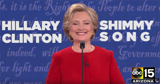 the randy report funny the hillary shimmy song