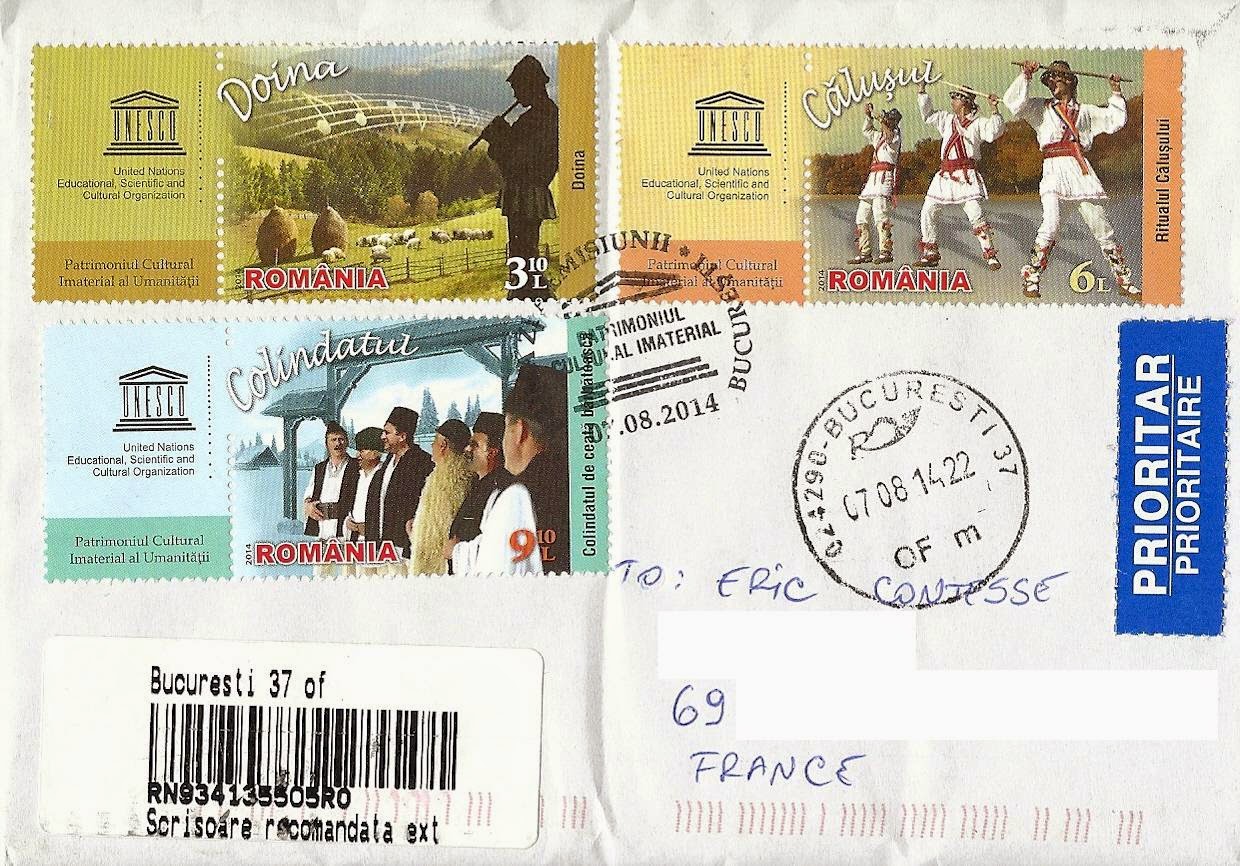 Mon Blog Timbré Patrimoine culturel immatériel en Roumanie Mon Blog Timbré Patrimoine culturel immatériel en Roumanie