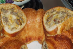 Sausage/Cheese Bread Roll