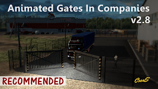 ETS 2 - Animated Gates In Companies v2.8 ets 2 animated gates in companies v2.8