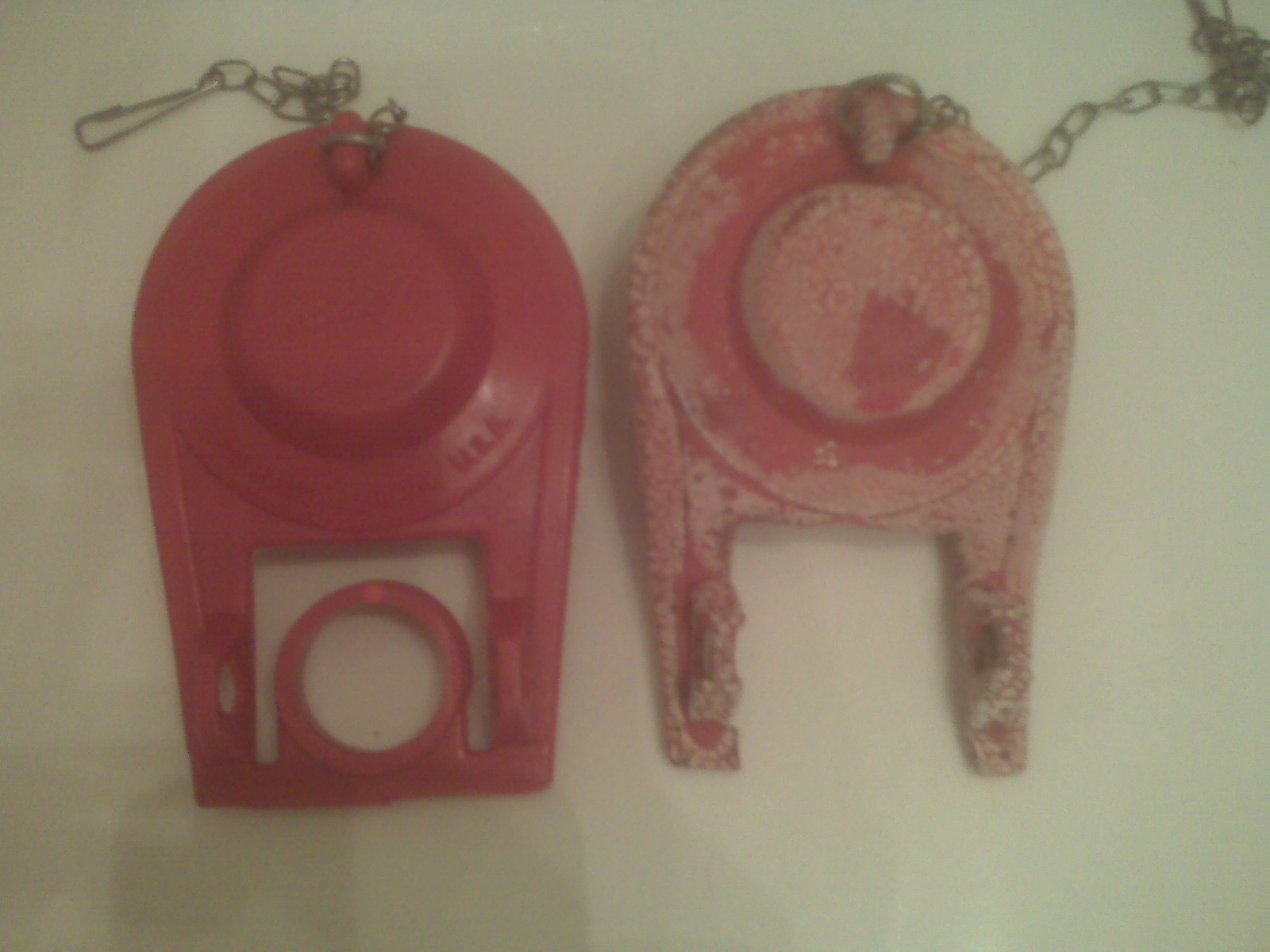 Omid's DIY web log Extend life on toilet rubber flapper by applying