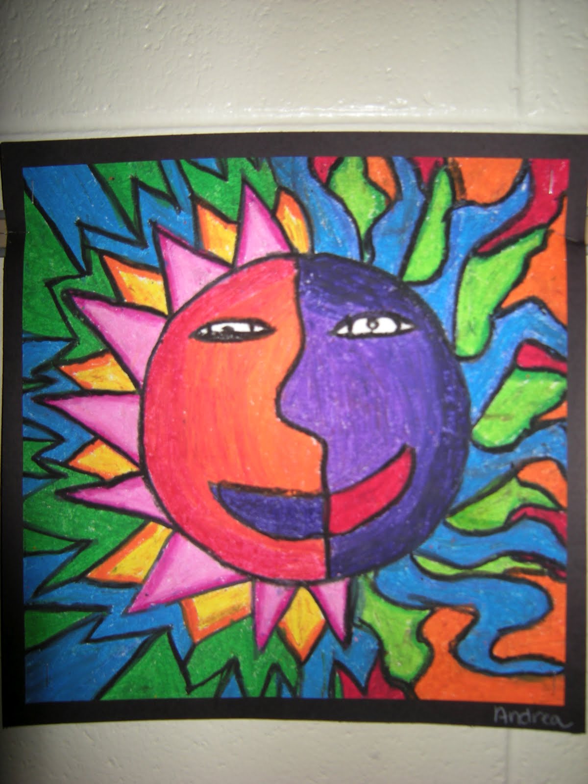 WHAT'S HAPPENING IN THE ART ROOM??: 4th Grade Aztec Sun