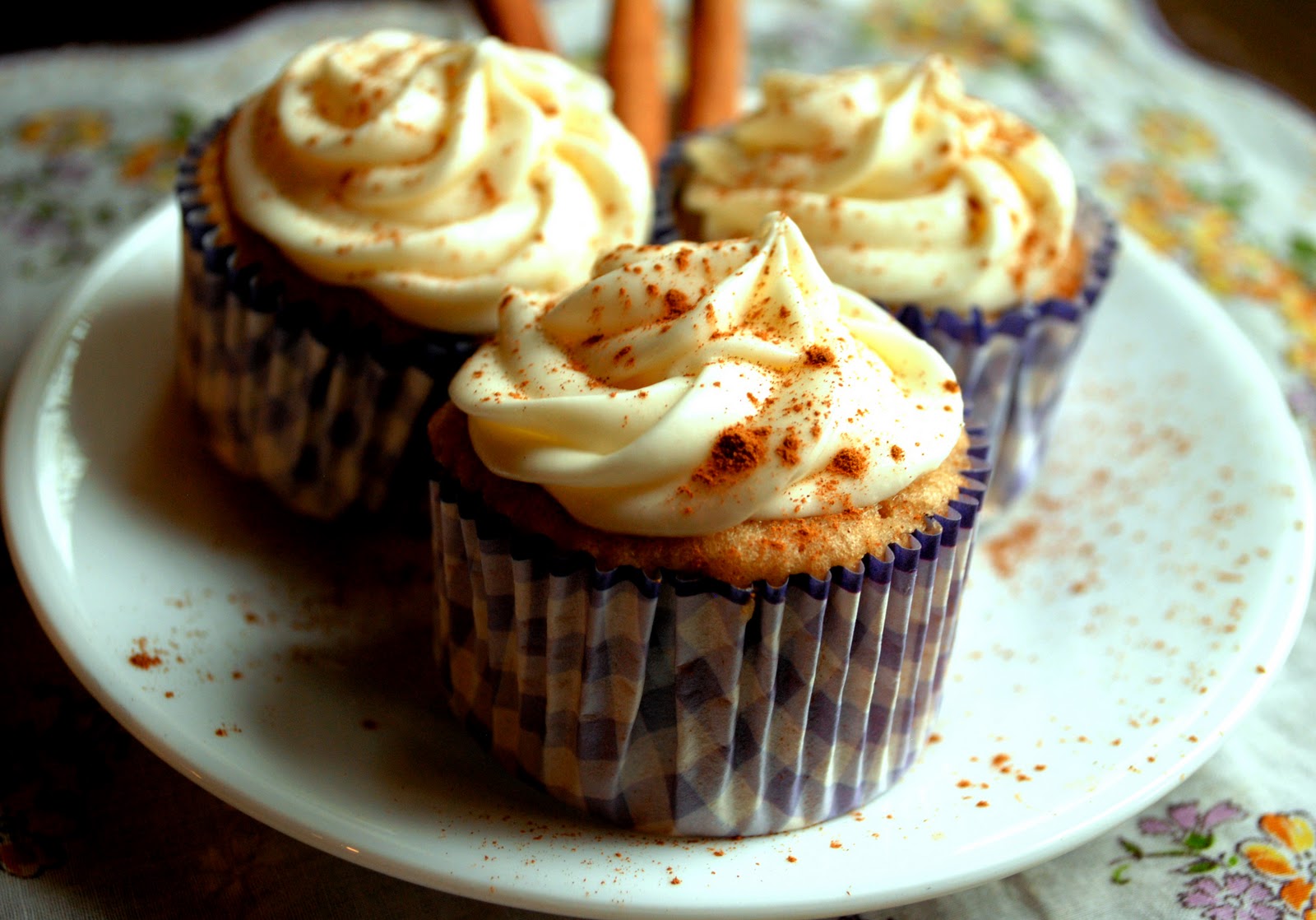 Apple Cider Cupcakes with Cider Spiked Cream Cheese Frosting NeighborFood