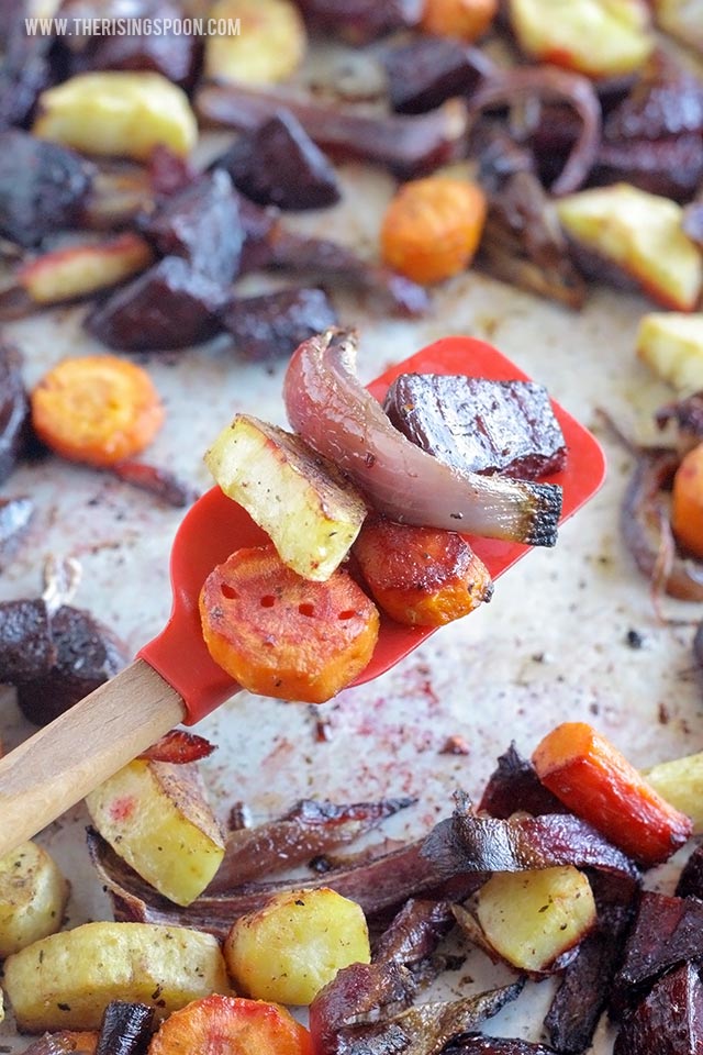 Balsamic OvenRoasted Root Vegetables The Rising Spoon