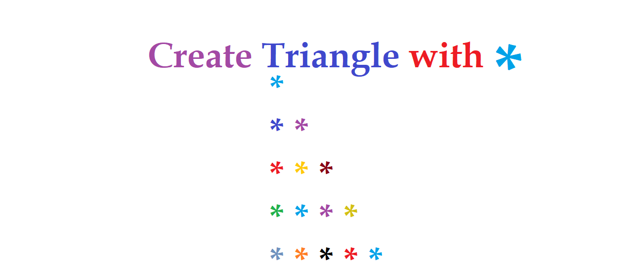 Design * triangle in C-Programming - C-Programming