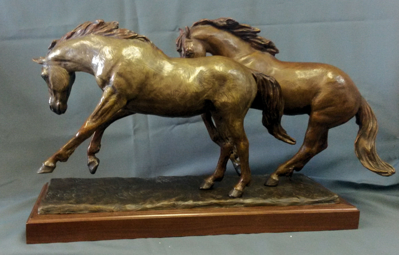 Bronze horse statues, horse art & the real horse A customized statue