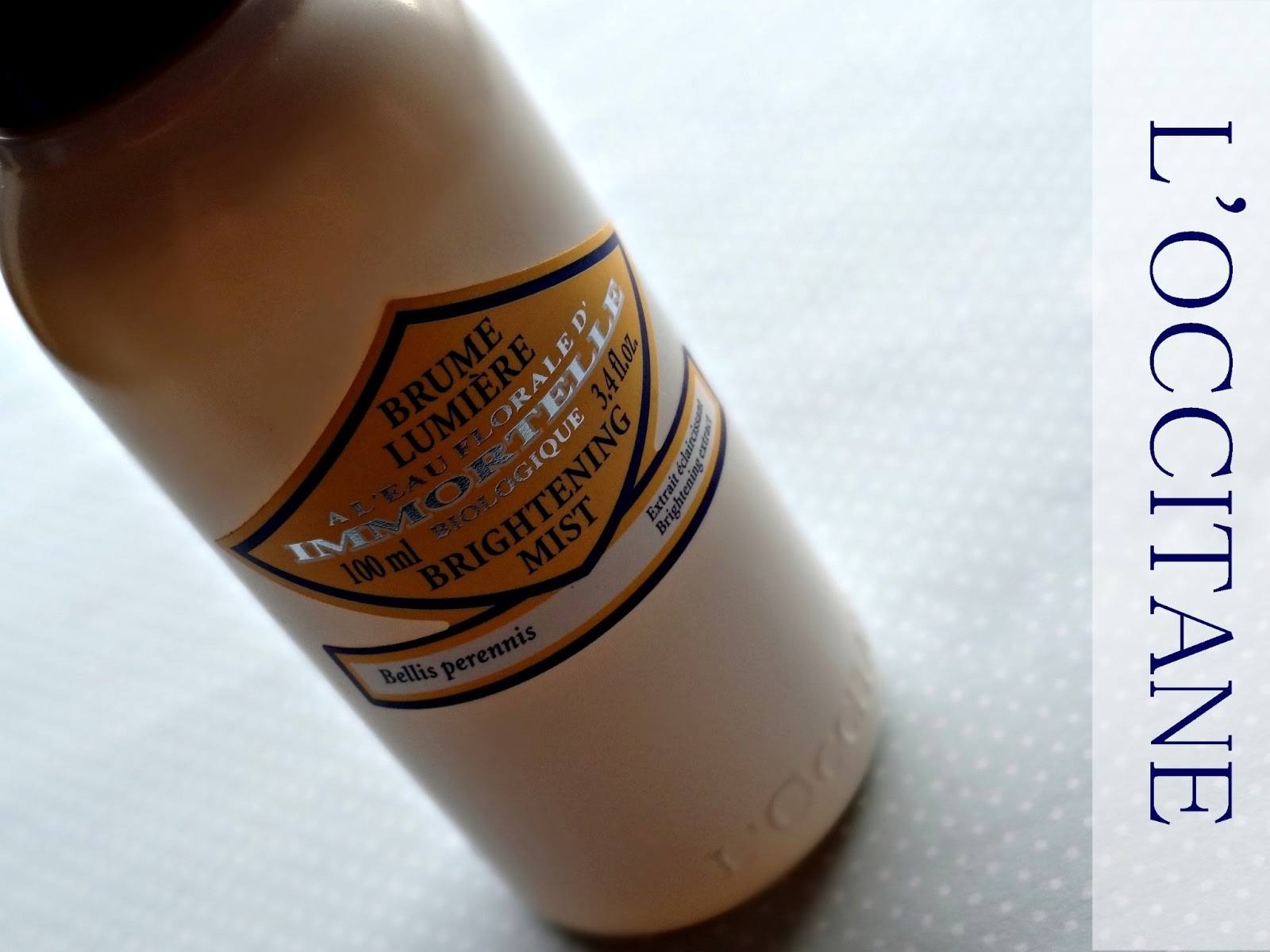 Makeup, Beauty and More L'Occitane Immortelle Brightening Face Mist