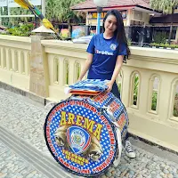 Aremania model cantik sexy bohai bidadari tribun