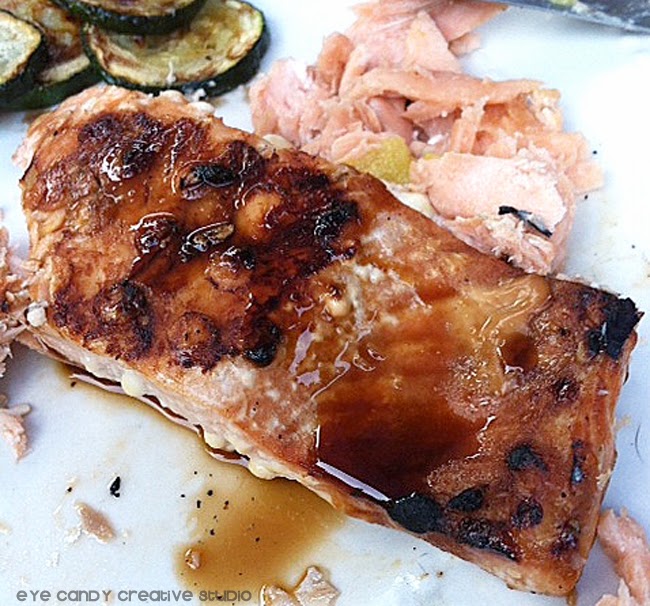 grilled salmon, salmon steaks, summer grilling, cooking salmon