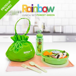 Rainbow Lunch Set Forest Green