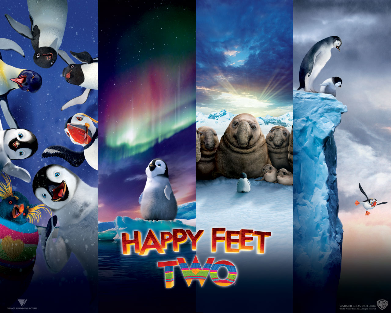 Happy Feet Two movie poster wallpaper picture photos ~ All celebrities