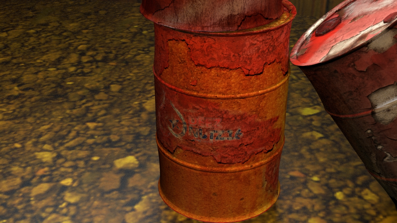 David Weinzapfel Artwork: Oil Drums Textured & Map