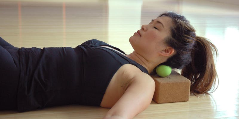 yoga tune up balls neck