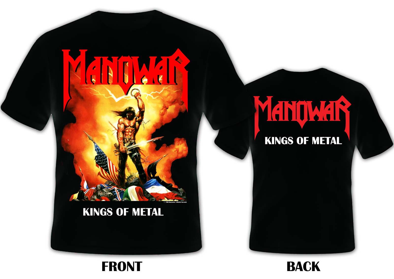 HIKARU ART AND DESIGN: Manowar - Kings Of Metal (B013 & B013-B)