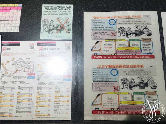 train ticket instructions
