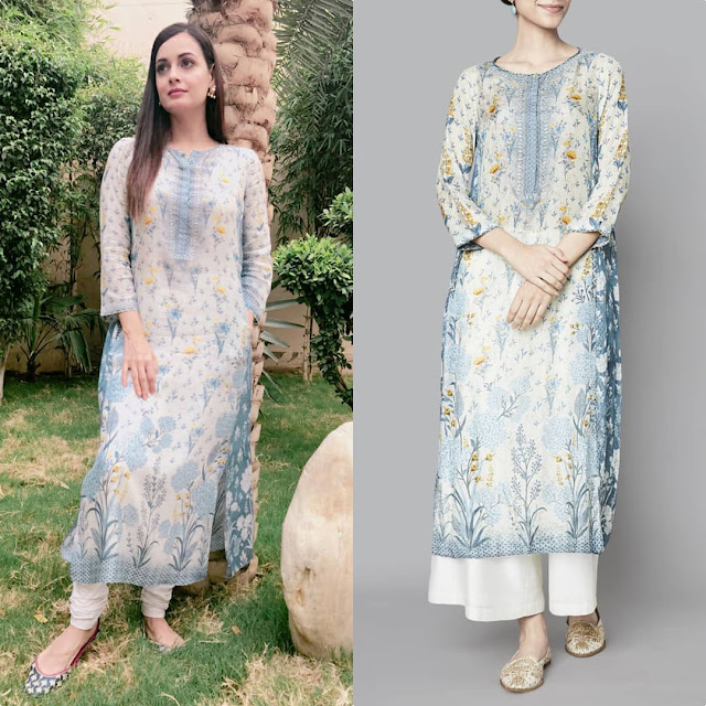 Dia Mirza in Anita Dongre