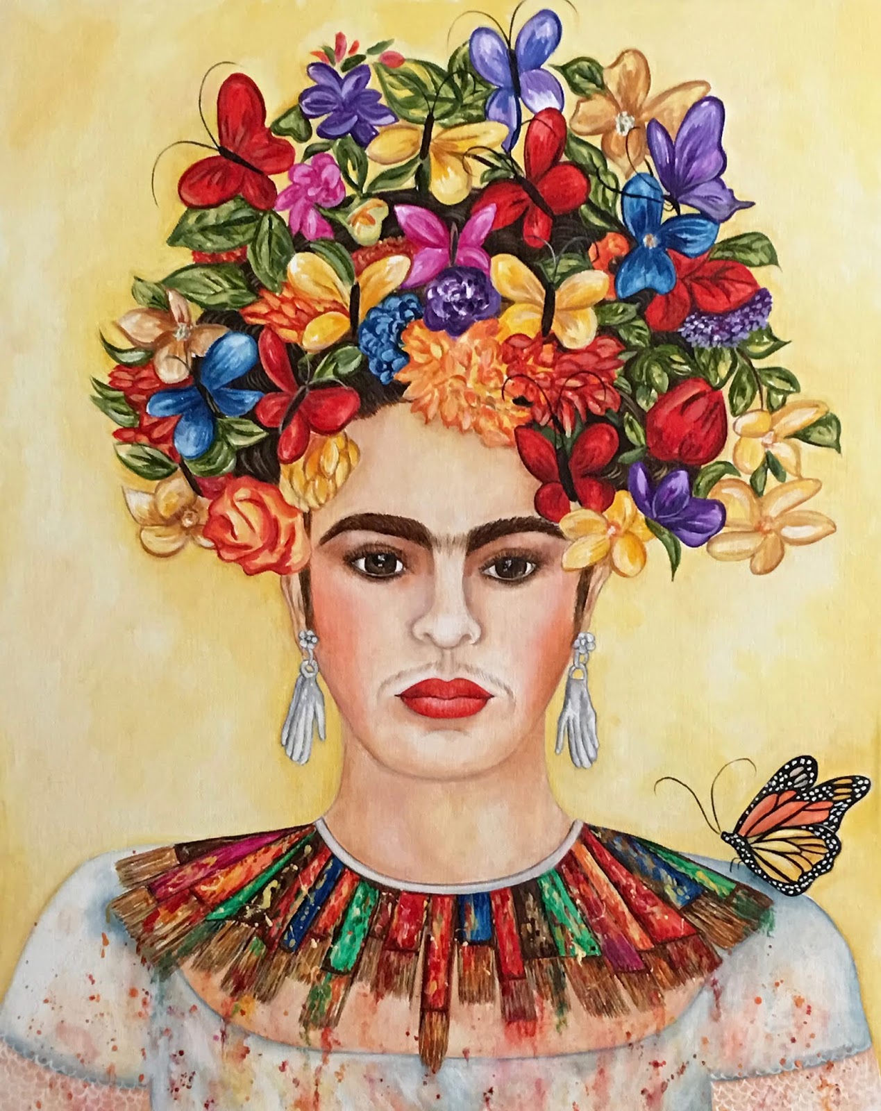 Painting My World Frida Kahlo By K Madison Moore Painting My World Frida Kahlo By K Madison Moore