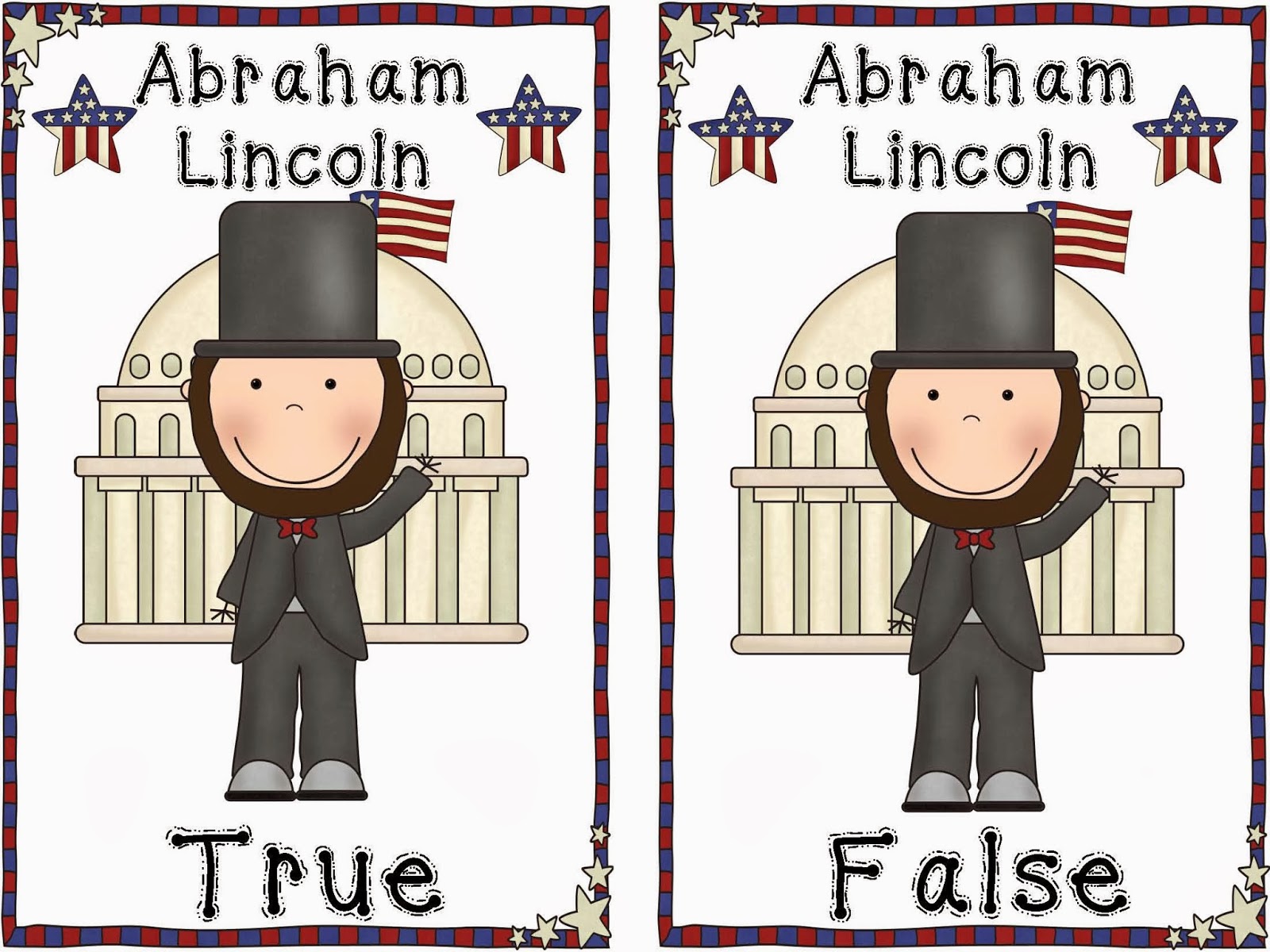 Abraham-Lincoln-TRUE-AND-FALSE-POCKET-CHART-ACTIVITY-1059327