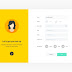 Flat Registration Form UI
