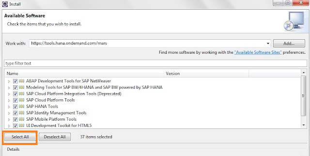 SAP tools for Eclipse