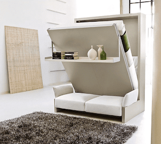 Aneka Furniture Rumah Minimalis Kecil Mungil Sederhana Sofa + Tempat tidur