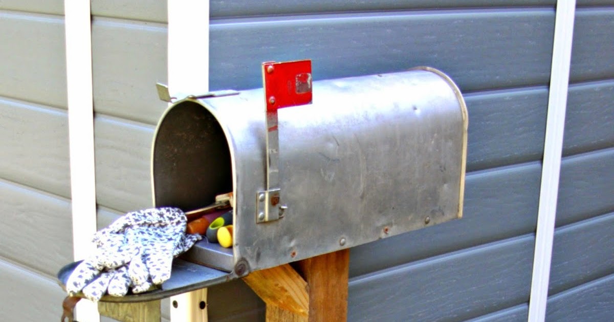 Mailbox Garden Tool Storage Weekend Yard Work Series Little Vintage