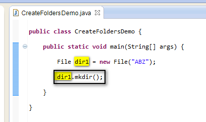 how to create a file folder in java how to create a file folder in java