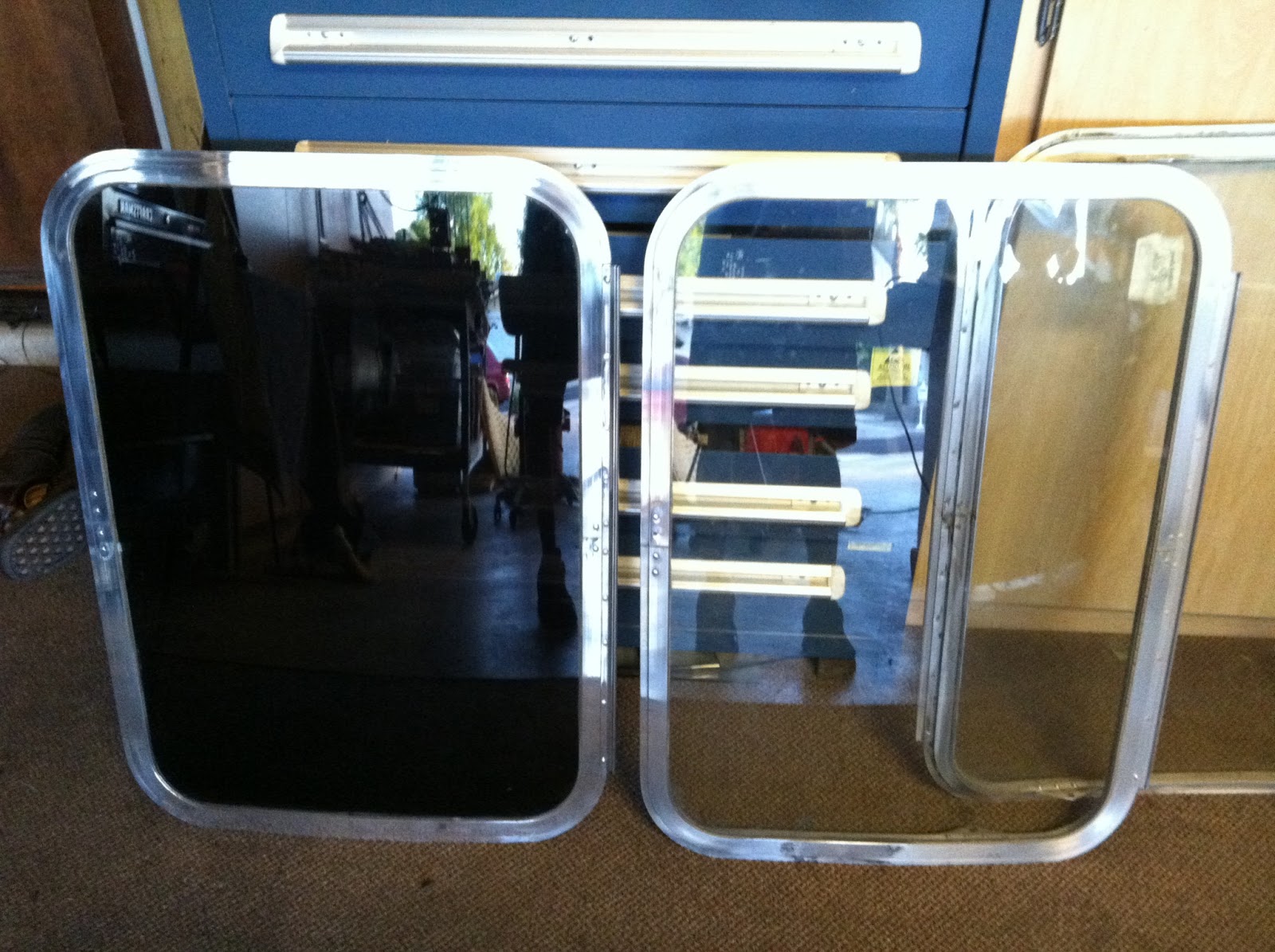 Airstream Renovation Restoring Airstream Windows.