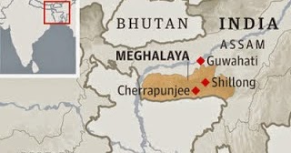 Черапунджи на карте. Город Черапунджи на карте. Черапунджи на карте Индии. Черапунджи на карте полушарий.