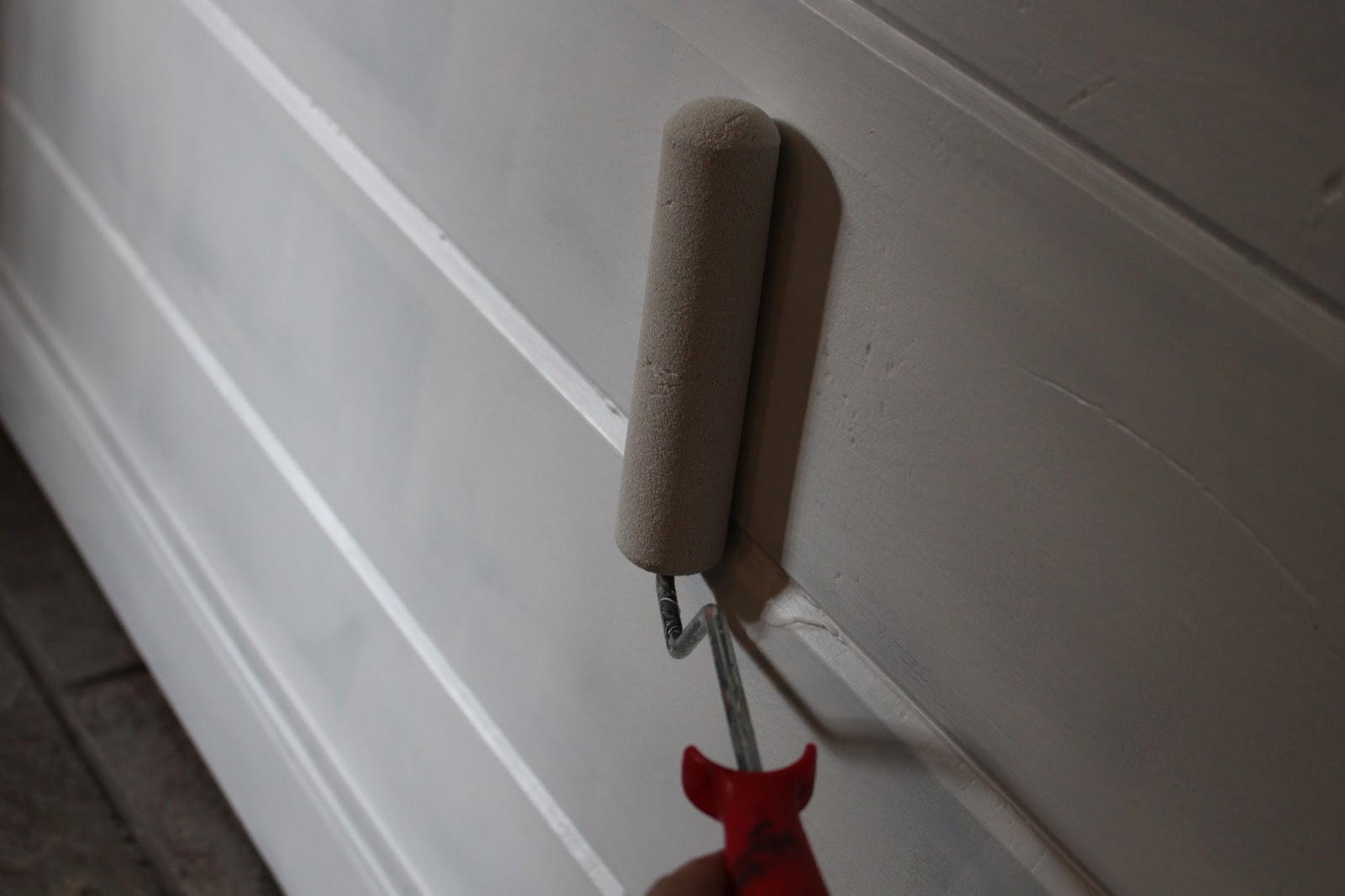 How to Paint Red Gloss Paneling White Jaime Costiglio