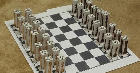 Tabuleiro de xadrez para imprimir, montar e brincar!-ESPAÇO EDUCAR