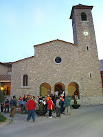 Plaça de l'església dels Hostalets de Balenyà