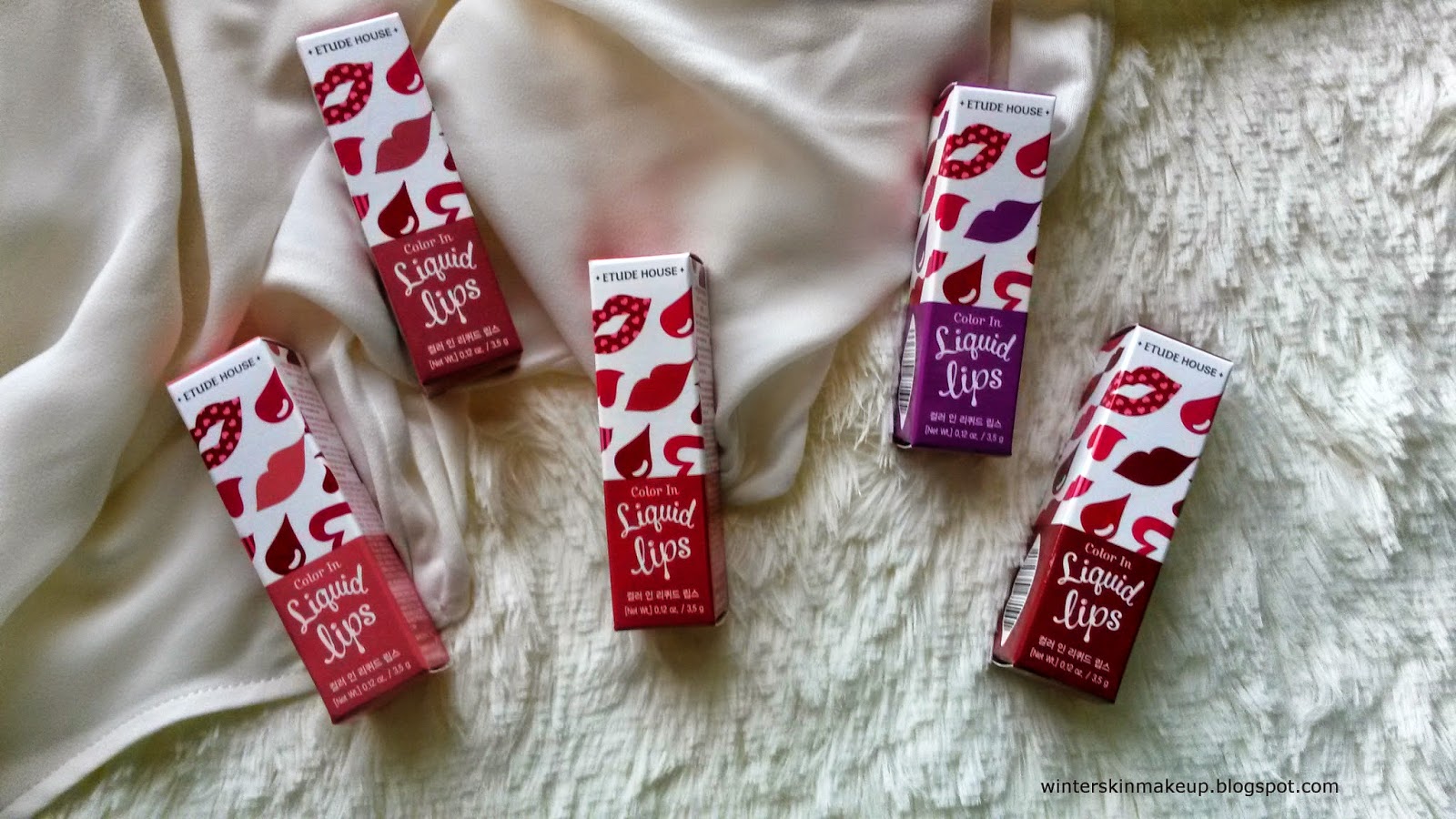 First Impressions on Etude House Liquid Lipsticks Dear Mirae