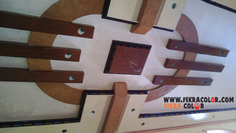 جديد ديكورات الجبس مع احدث انواع الدهانات fikra color