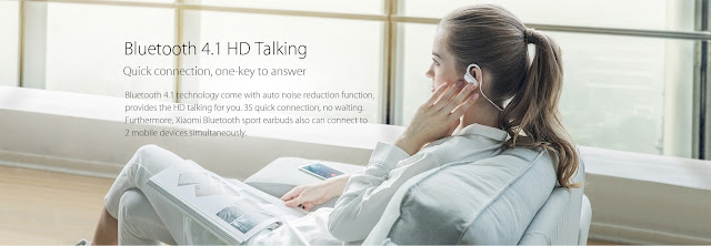 Xiaomi Wireless Bluetooth 4.1 Music Sport Earbuds Xiaomi Wireless Bluetooth 4.1 Music Sport Earbuds