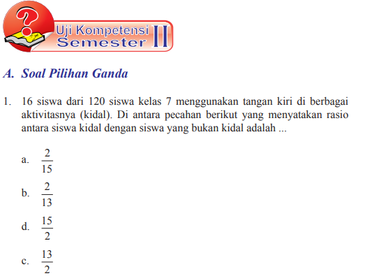 Jawaban Pg Uji Kompetensi Semester 2 Halaman 339 Matematika Kelas 7 Belajar Belajar Wirausaha