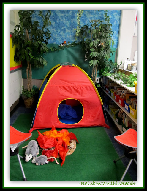 Classroom SetUP for Reading Area (Classroom Decor RoundUP at RainbowsWithinReach)