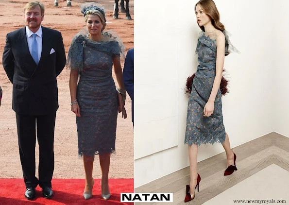 Queen Maxima wore Natan lace dress
