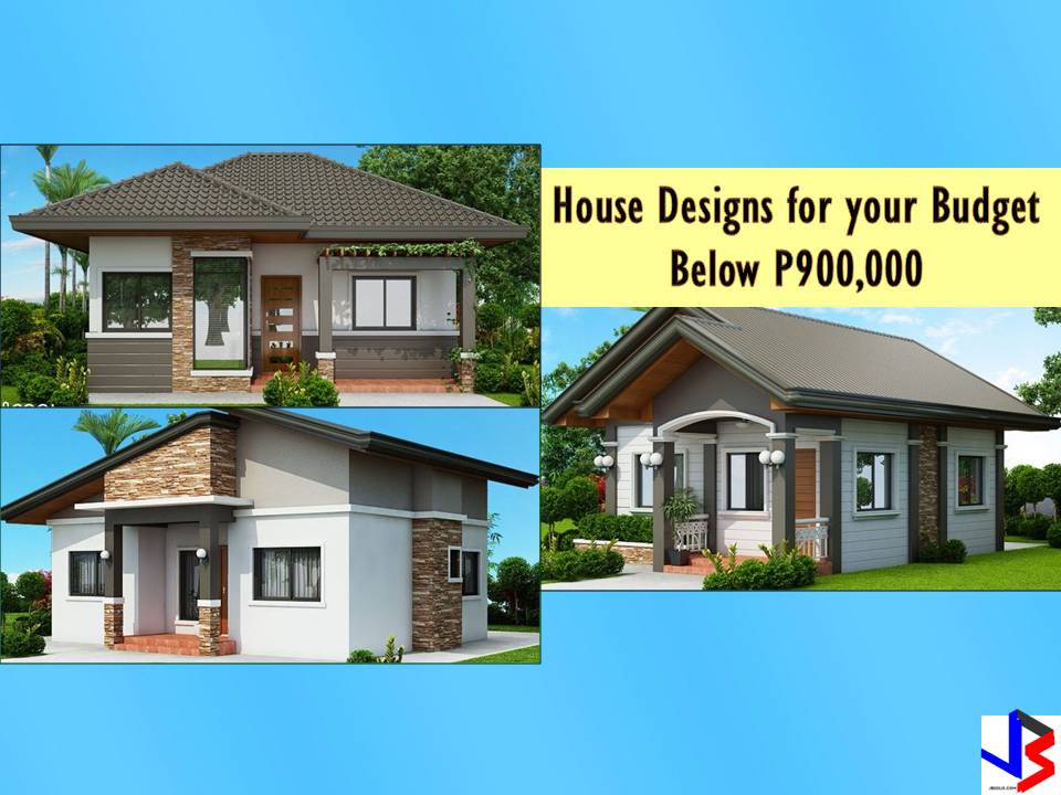 The following are three beautiful small house design everyone can have with a budget not more than P900,000 ($17,000). These are project designs of cool house concept and perfect houses for small families or families with a limited budget. The first two houses are designed with two bathrooms while the last one has three bedrooms including the master bedroom. Check the specification below. Prices or cost are included based on estimates of the builder for rough finished only of the project.