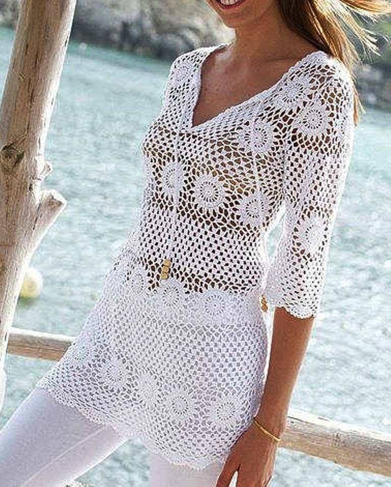 Blouse Crochet Patterns Free Stitch 🧵 CROCHET PATTERNS