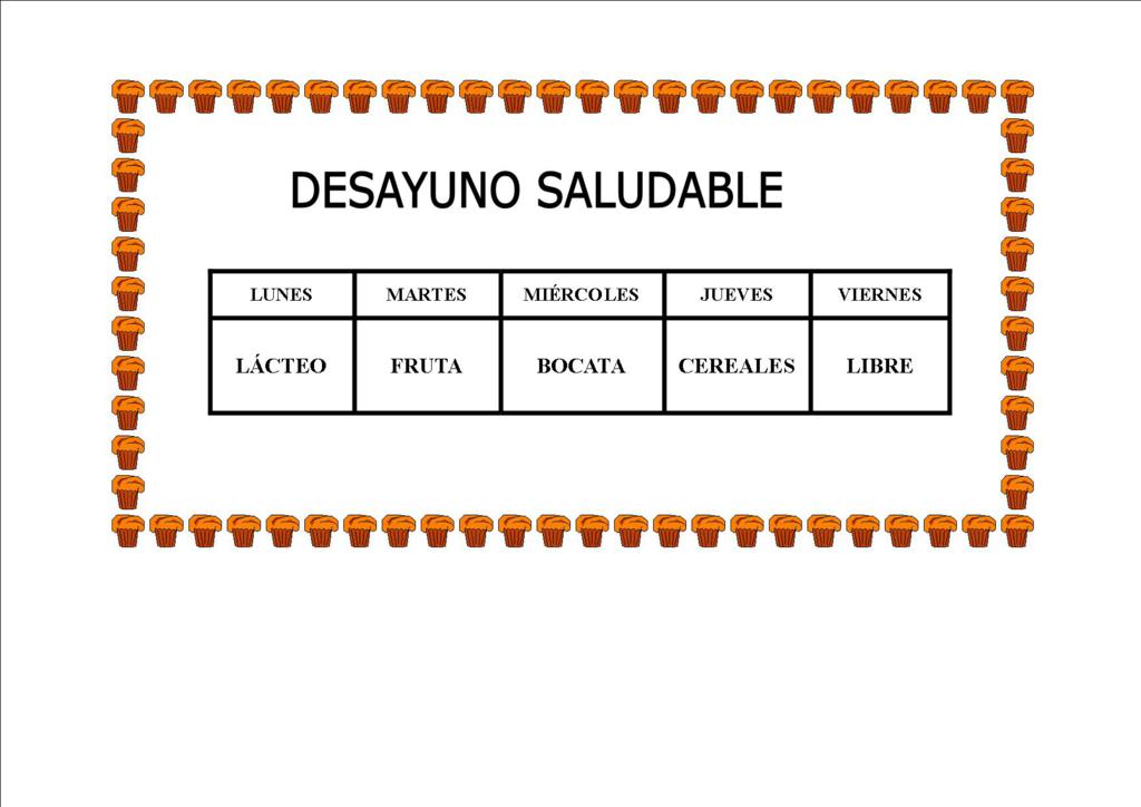 DESAYUNO SALUDABLE