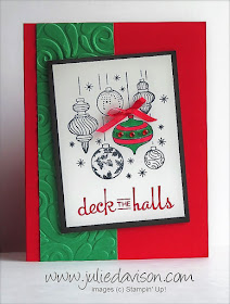 Stampin' Up! Beautiful Baubles ~ This or That? ~ 2018 Holiday Catalog ~ Christmas ~ www.juliedavison.com
