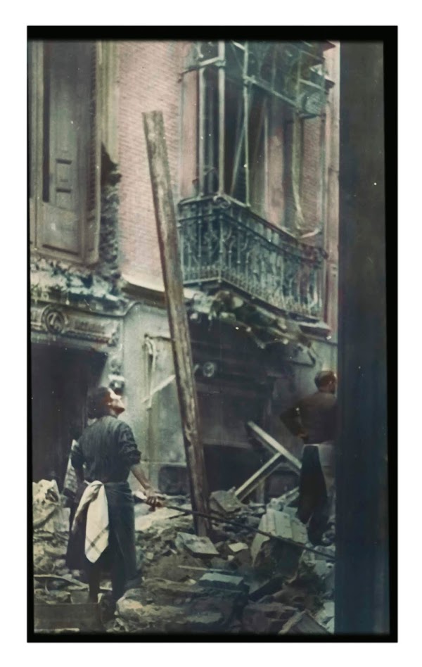  Fotos en color de los bombardeos a Madrid durante la Guerra Civil