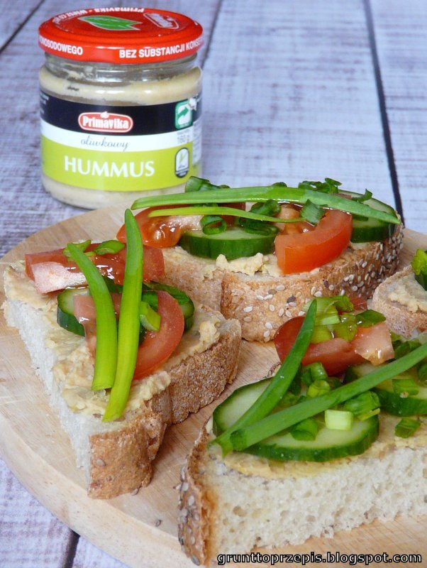 GRUNT TO PRZEPIS! FIT kanapka z hummusem
