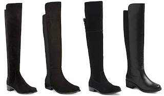 One of these pairs of black over the knee boots is from Saint Laurent for $655 and the other three are under $50. Can you guess which one is the designer pair? Click the links below to see if you are correct! One of these pairs of black over the knee boots is from Saint Laurent for $655 and the other three are under $50. Can you guess which one is the designer pair? Click the links below to see if you are correct!