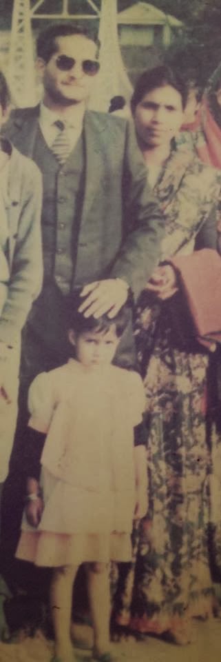 South Indian Actress Lavanya Tripathi Childhood Pic with her Parents Father & Mother Kiran Bala Tiwari  | South Indian Actress Lavanya Tripathi Childhood Photos | Real-Life Photos