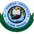AL-Hikmah University Issues Important Notice To All Final Students On Clearance & Graduation