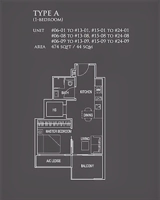 26 Newton 1 bedroom floor plans