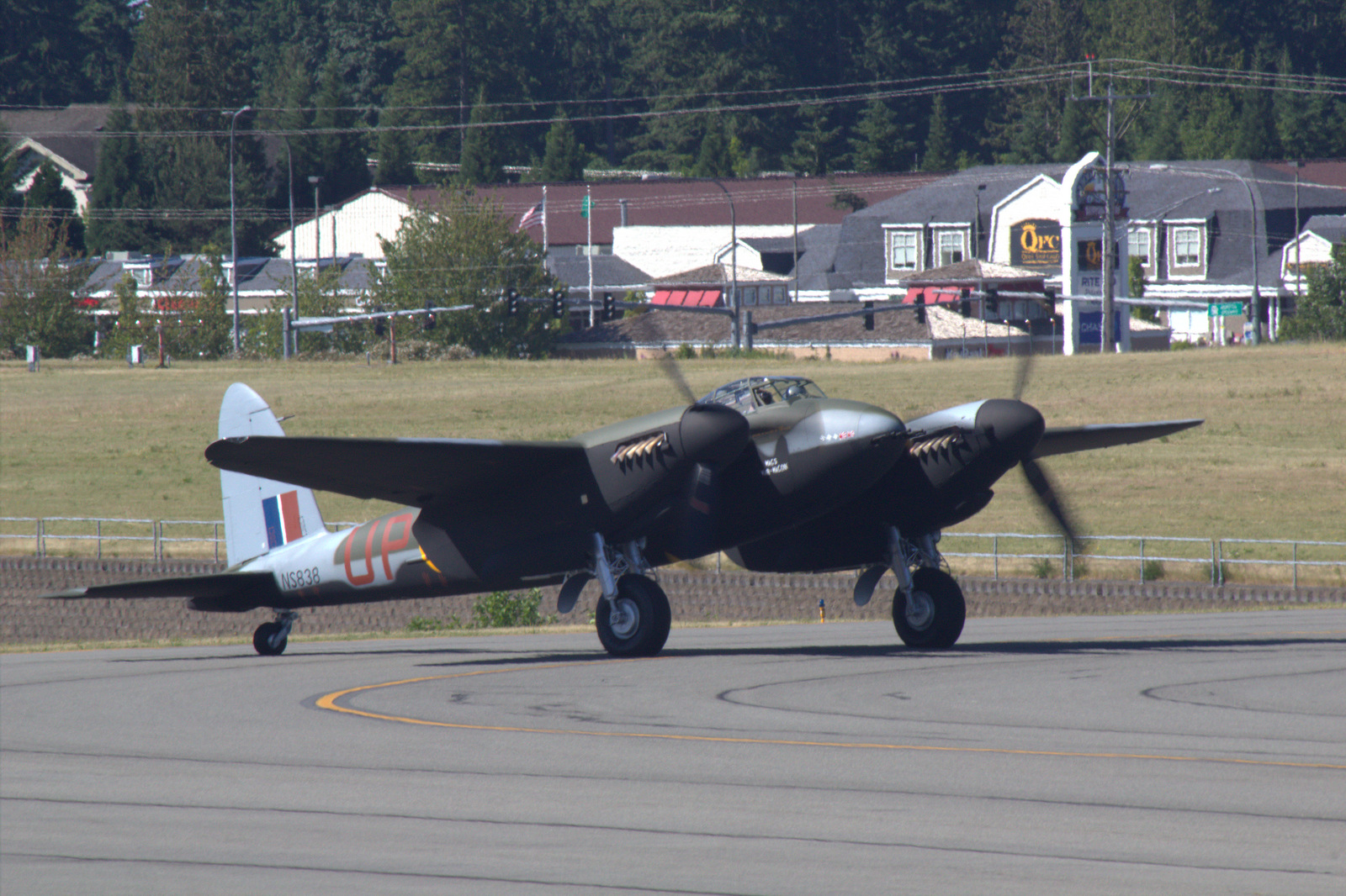 A Scale Canadian Mosquito TV959 First Flight