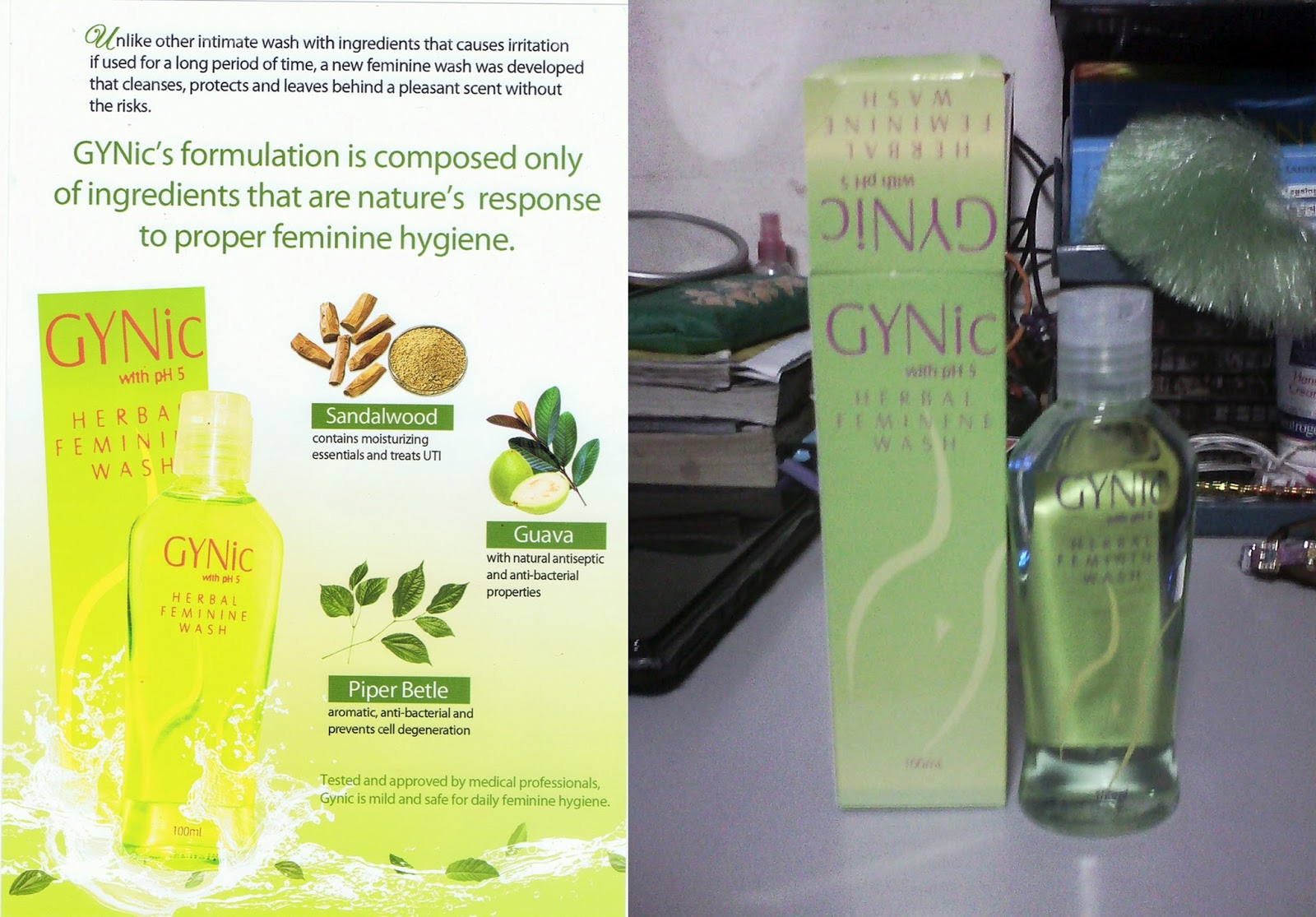 GYNic with pH5 Herbal Feminine Wash